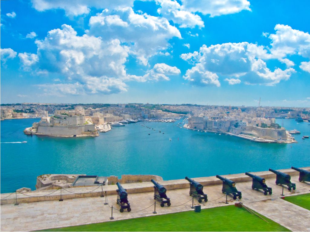 The Saluting Battery of Valletta